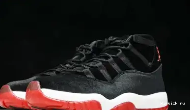 11 Velvet” Jordan Air “Bred 0506